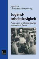 Jugendarbeitslosigkeit
