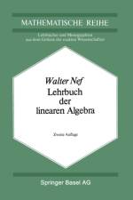 Lehrbuch Der Linearen Algebra af W Nef
