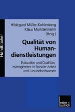 Qualitat Von Humandienstleistungen