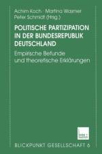 Politische Partizipation in Der Bundesrepublik Deutschland