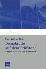 Demokratie Auf Dem Prufstand