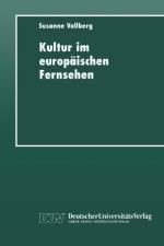 Kultur Im Europaischen Fernsehen