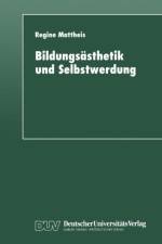 Bildungsasthetik Und Selbstwerdung