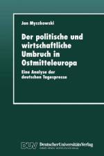 Politische Und Wirtschaftliche Umbruch in Ostmitteleuropa