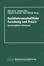 Sozialwissenschaftliche Forschung Und Praxis