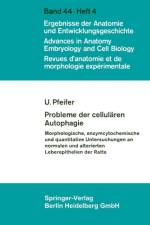 Probleme Der Cellularen Autophagie af U Pfeifer