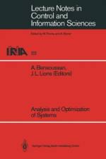 Analysis and Optimization of Systems