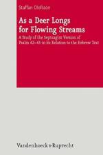 As A Deer Longs For Flowing Streams af Staffan Olofsson