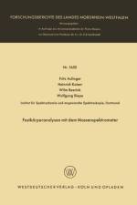 Festkoerperanalysen Mit Dem Massenspektrometer af Fritz Aulinger