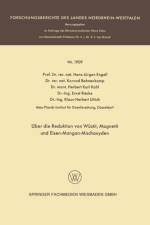 UEber Die Reduktion Von Wustit, Magnetit Und Eisen-Mangan-Mischoxyden af Hans-Jurgen Engell