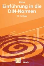 Einfuhrung in Die Din-Normen af Martin (University of Toronto) Klein