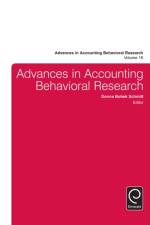 Advances in Accounting Behavioral Research