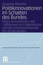 Politikinnovationen Im Schatten Des Bundes af Susanne Blancke