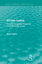 Private Justice af Stuart Henry