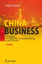 China Business af Birgit Zinzius