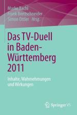 Das Tv-Duell in Baden-Wurttemberg 2011