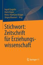 Stichwort: Zeitschrift Fur Erziehungswissenschaft