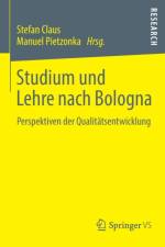 Studium Und Lehre Nach Bologna