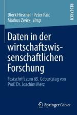 Daten in Der Wirtschaftswissenschaftlichen Forschung