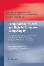 Computational Science and High Performance Computing IV