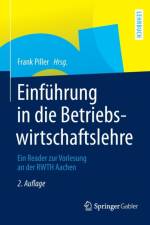 Einfuhrung in Die Betriebswirtschaftslehre