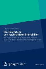 Die Bewertung Von Nachhaltigen Immobilien af Christian Gromer