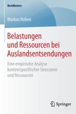 Belastungen Und Ressourcen Bei Auslandsentsendungen af Markus Hoben