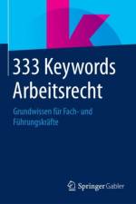333 Keywords Arbeitsrecht