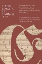 Piano Sonata in E Major, Op. 109 af Heinrich Schenker