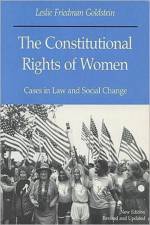 The Constitutional Rights of Women af Leslie Friedman Goldstein