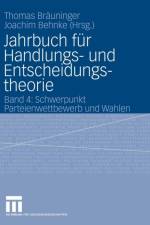 Jahrbuch Fur Handlungs- Und Entscheidungstheorie