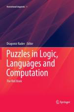 Puzzles in Logic, Languages and Computation