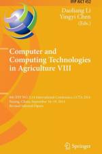 Computer and Computing Technologies in Agriculture VIII