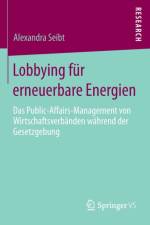 Lobbying Fur Erneuerbare Energien af Alexandra Seibt