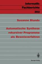 Automatische Synthese Rekursiver Programme Als Beweisverfahren af Susanne Biundo