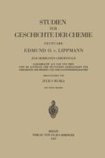 Studien Zur Geschichte Der Chemie Festgabe af Julius Ruska