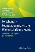 Forschungskooperationen Zwischen Wissenschaft Und Praxis