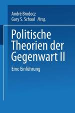 Politische Theorien Der Gegenwart II