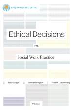 Brooks/Cole Empowerment Series: Ethical Decisions for Social Work Practice af Ralph (University of Maryland Dolgoff