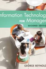 Information Technology for Managers af George (Strayer University) Reynolds