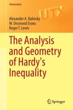 Analysis and Geometry of Hardy's Inequality af Roger T. Lewis
