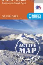 Glen Carron and West Monar af Ordnance Survey