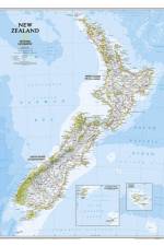 New Zealand, Tubed af National Geographic Maps