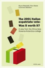 The 2001 Italian expatriate vote: Was it worth it? af Bruno Mascitelli