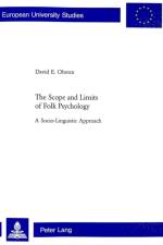 The Scope and Limits of Folk Psychology af David E. Ohreen