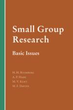 Small Group Research af Martin F. Davies