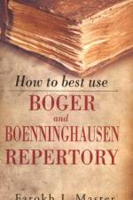 How to Best Use Boger & Boenninghausen Repertory af Dr Farokh J Master