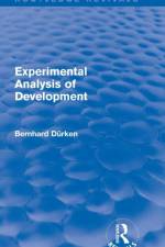Experimental Analysis of Development af Bernhard Durken