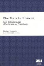 Five Texts in Etruscan