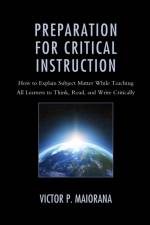Preparation for Critical Instruction af Victor P. Maiorana